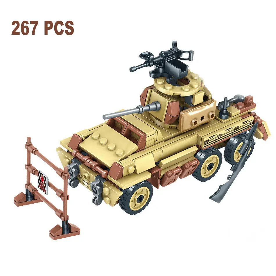 Blocos de Construção Exército Tropa Militar Tanque Caminhão Avião Modelo Soldado Arma Armas Compatível Cidade Swat Crianças Brinquedos 1035 Pçs Ww2 6 Brinquedos e hobbies