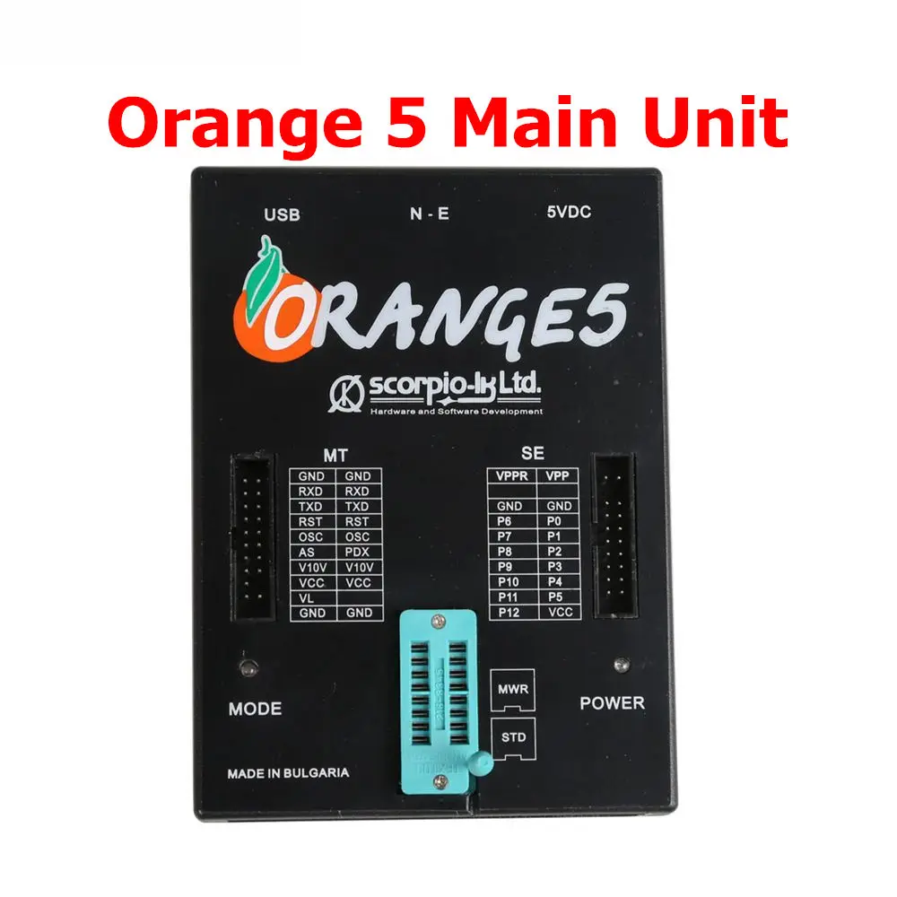OEM оранжевый 5 программист оранжевый 5 программист с полными адаптерами оранжевый 5 профессиональное программирующее устройство аппаратное оборудование без адаптеров - Цвет: MAIN UNIT