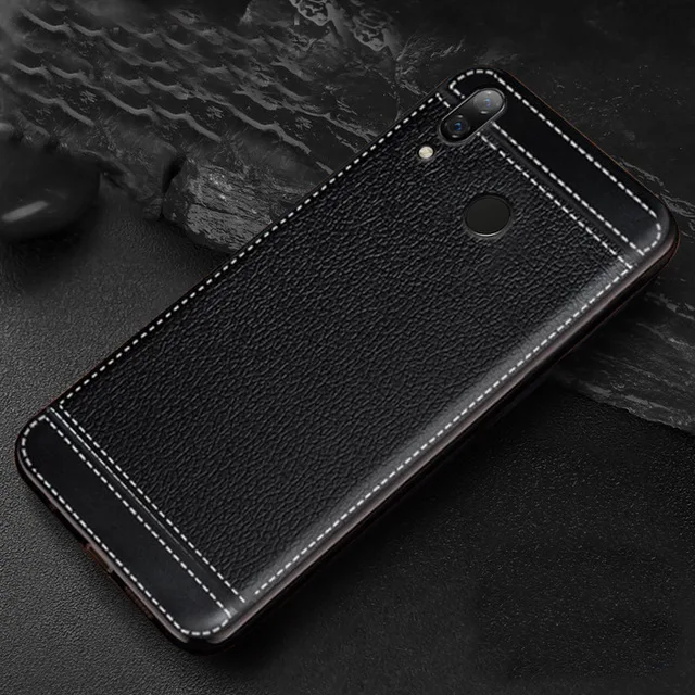 Huawei Y6 2019 Soft Case Prime Cover Leather Silicone TPU Phone For MRD-LX1 MRD-LX1F Y 6 Y62019 | Мобильные телефоны и