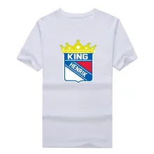 2017 Henrik Lundqvist 30 New York Rangers “King Henrik” T-Shirt 100% cotton shirt 10152258