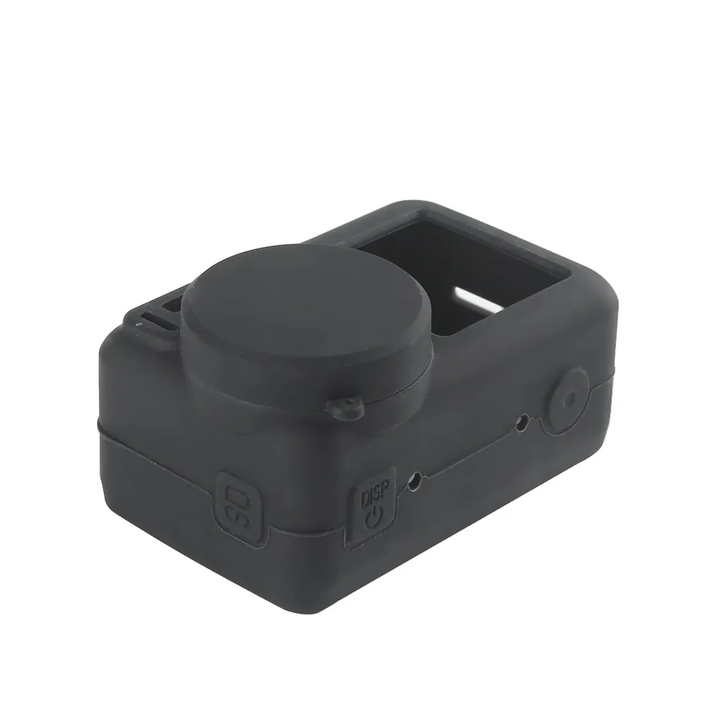 Для DJI Osmo аксессуары для экшн-камеры мягкий прорезиненный чехол силиконовый, силикагель корпус+ крышка объектива протектор новое поступление