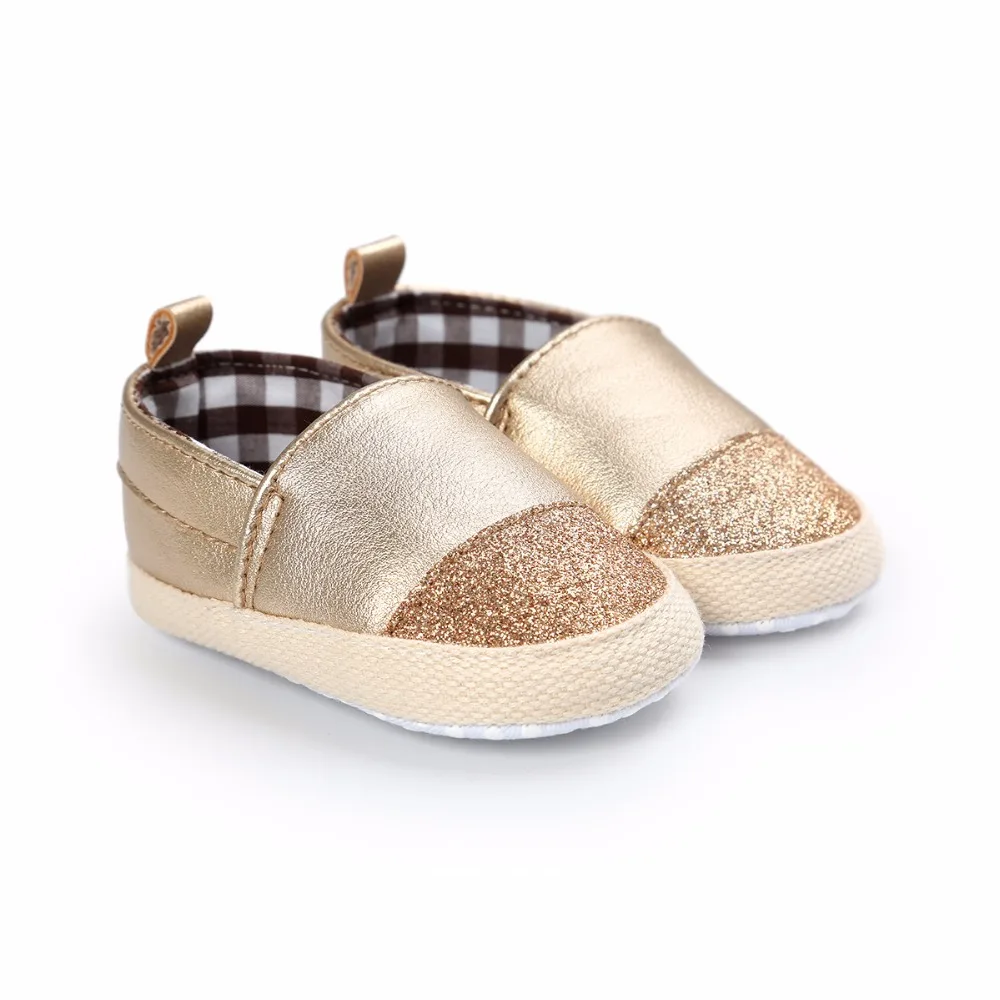 Модные Разноцветные искусственная кожа детские мокасины обувь с мягкой подошвой для новорожденных для маленьких девочек и мальчиков
