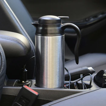 

Car car insulation cup stainless steel inner heating cup 12V/24V plus hot water car electric cup