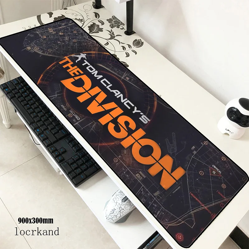 Коврики для мыши tom clancy's the division 900x300x3 мм эстетический игровой коврик Клавиатура