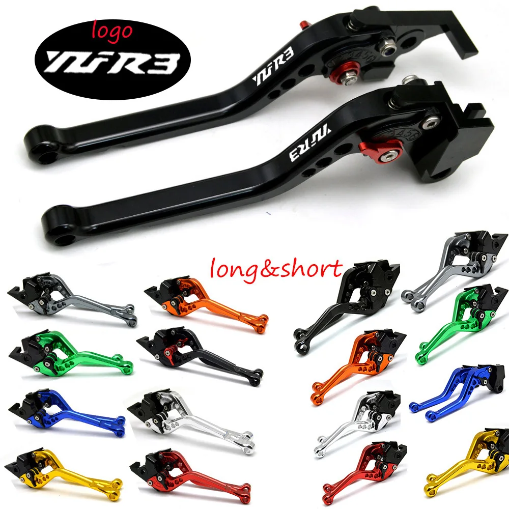 

Short&Long For Yamaha YZF R3 YZFR3 2015-2018 Motorcycle Accessories CNC Brake Clutch Levers