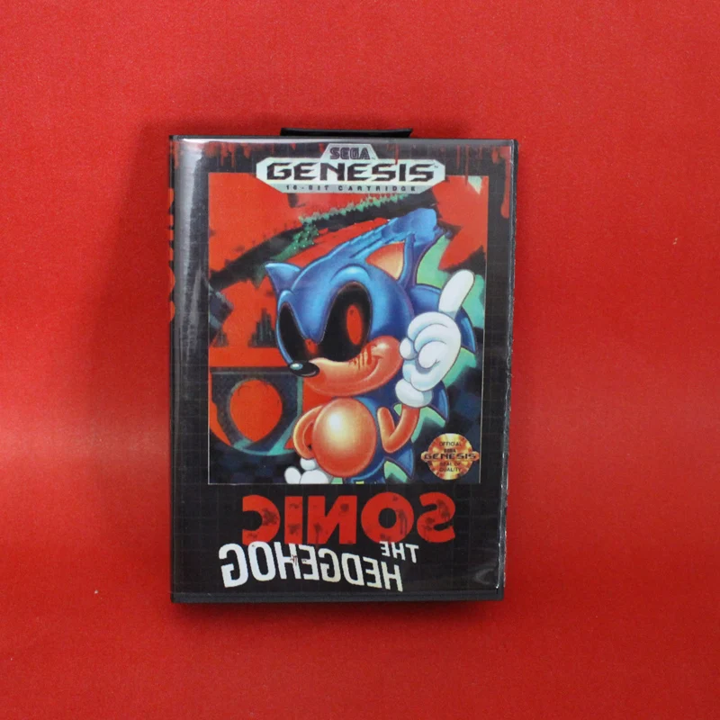 

Phantom Sonic 16 bit MD card with Retail box for Sega MegaDrive Video Game console system