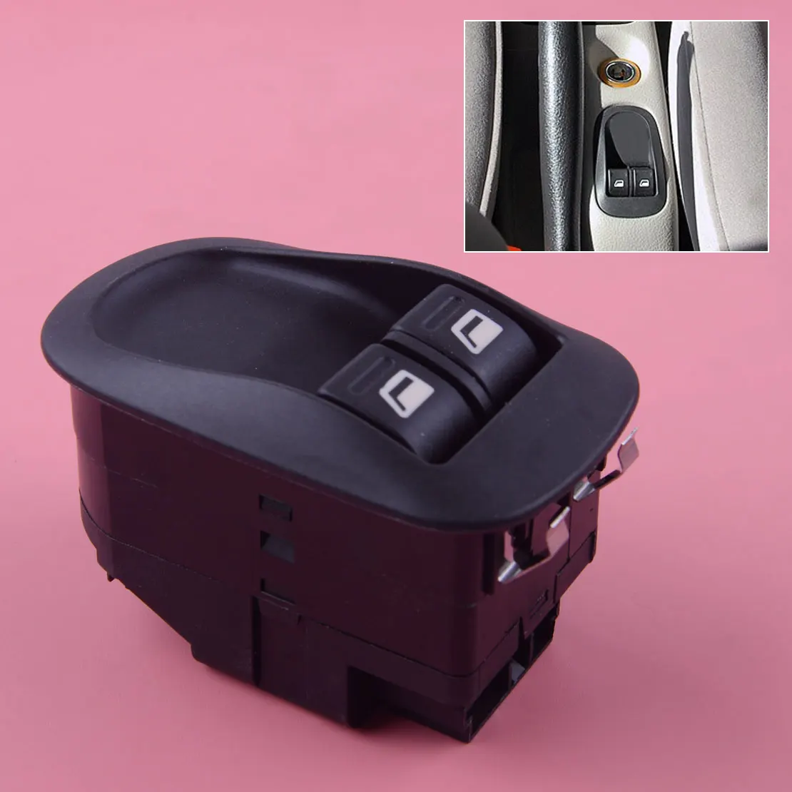 DWCX Car Front Power Window Switch Electric Master Button Control 6 Pin