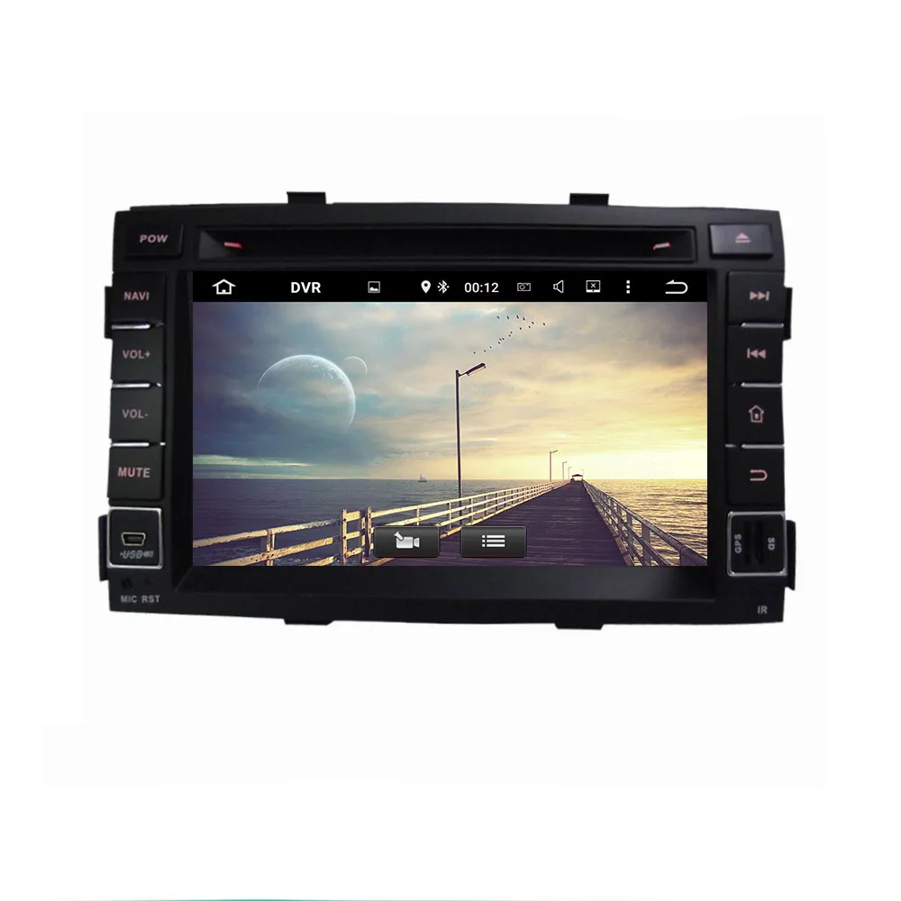Cheap KLYDE 7" 2 Din 8 Core Android 8.0 Car DVD Player For KIA SORENTO 2011 Car Multimedia Player 32GB 1024*600 Car Radio 4