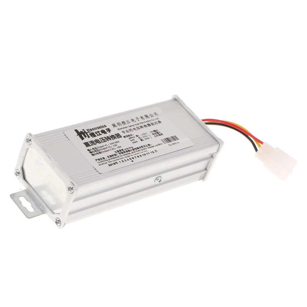 Quality Electric Car 15A DC24V-60V to 12V Power Supply Inverter Converter Chargers Adaptors