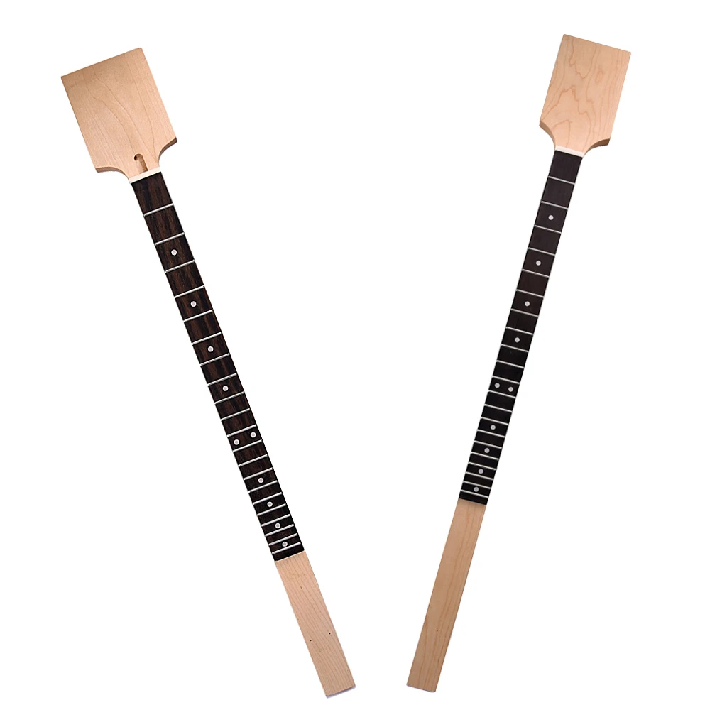 

1pc Finest Guitar Maple Wood Neck Rosewood Fretboard Unfinished DIY Guitar Neck Cigar Box Guitar for Cigar Box Guitar Accessory
