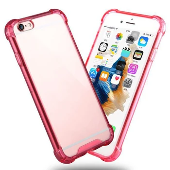 

500pcs Air Cushion Clear Shockproof Case For iPhone 11 Pro Max XS XR X 8 7 6 6S Plus TPU Edge Hard Acrylic Back Protection Cover
