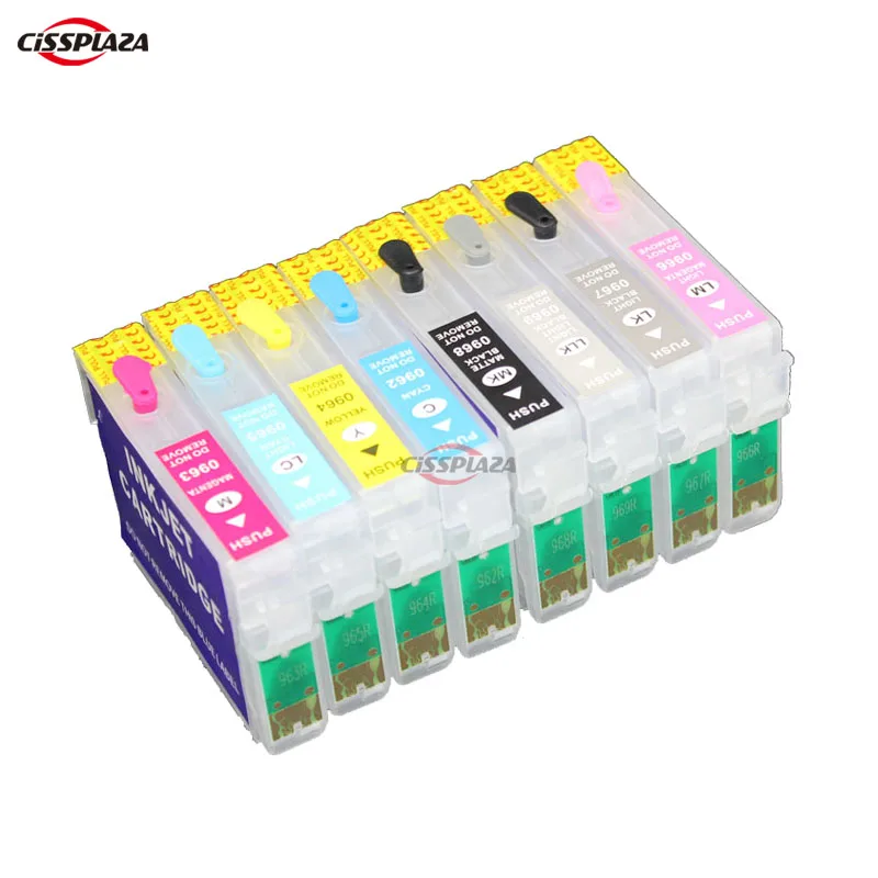 CISSPLAZA 5sets Compatible Refillable ink Cartridge for R2880 T0961 with the latest ARC chips free shipping | Компьютеры и офис