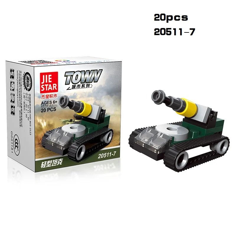 Mini Transportation tank plane Car Educational Assembled Models Building Blocks Compatible small Bricks toys for children 17