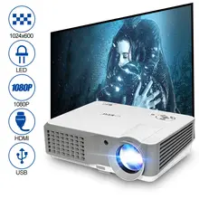LCD Digital Projector Portable Proyector LED Beamer Home Theater 3800 Lumens Video TV for Smartphone DVD Tablet