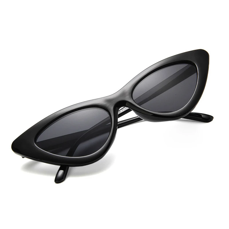 Новые ретро треугольные кошачий глаз солнцезащитные очки Европейская и американская мода Леди маленькая коробка водители очки
