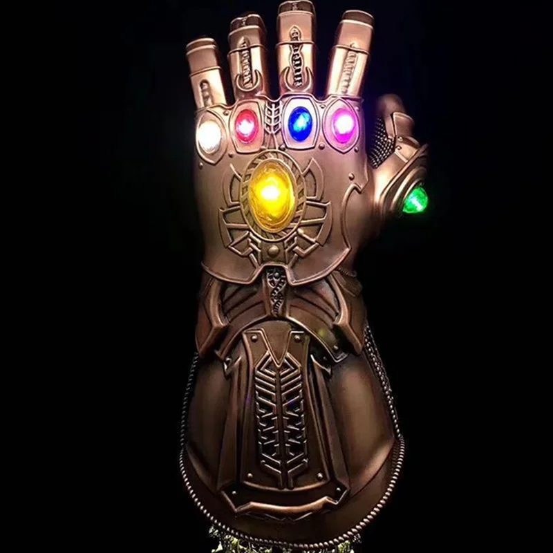 

Avengers Endgame Thanos Gauntlet Led Infinity War Anime Figures Glove Superhero Toys Model Avengers Iron Man Collectible Doll XM
