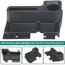 Автомобильные аксессуары пластиковый ящик для хранения лоток Вставка центральная консоль коробка для Toyota Land Cruiser FJ70 FJ76 FJ77 FJ78 FJ79 LC76 LC77