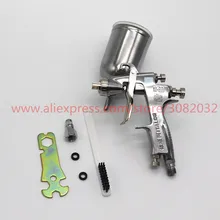 Корпус магазин серии W-80 распылитель 1,0 мм Насадка Аэрограф распылитель краски HVLP гравитационная подача воздушная щетка набор Авто автомобильная краска пистолет