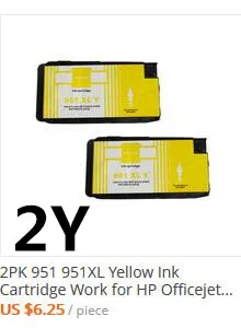 4PK 950 951 950XL 951XL совместимые картриджи для HPOfficejet Pro 8600 8610 8620 8630 8660 8640 8615 8625 276DW 251DW 271DW