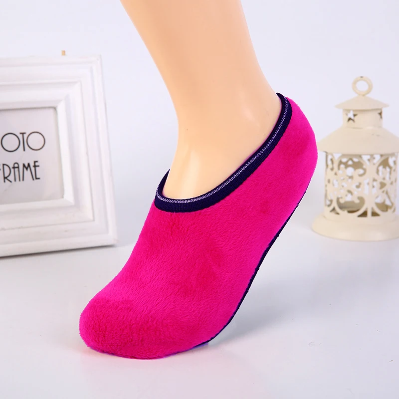 Buy Polyester Thicken Warm Autumn Winter Socks Solid