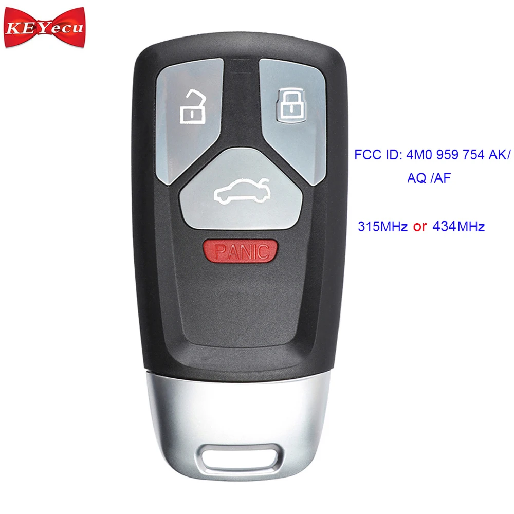 KEYECU for Audi A4 A5 Q7 SQ7 2017 2018 TT 2016 2018 New Smart Remote