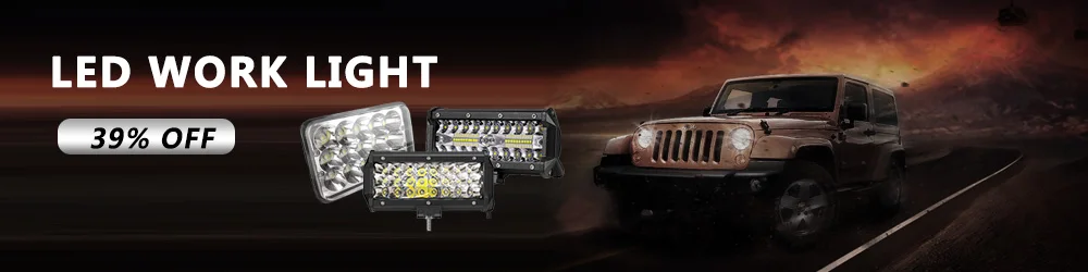 Slim LED Light Bar Single Row 13" inch 60W For SUV 4X4 Off Road LED Work Light Lamp bar light 4x4 off road light bars