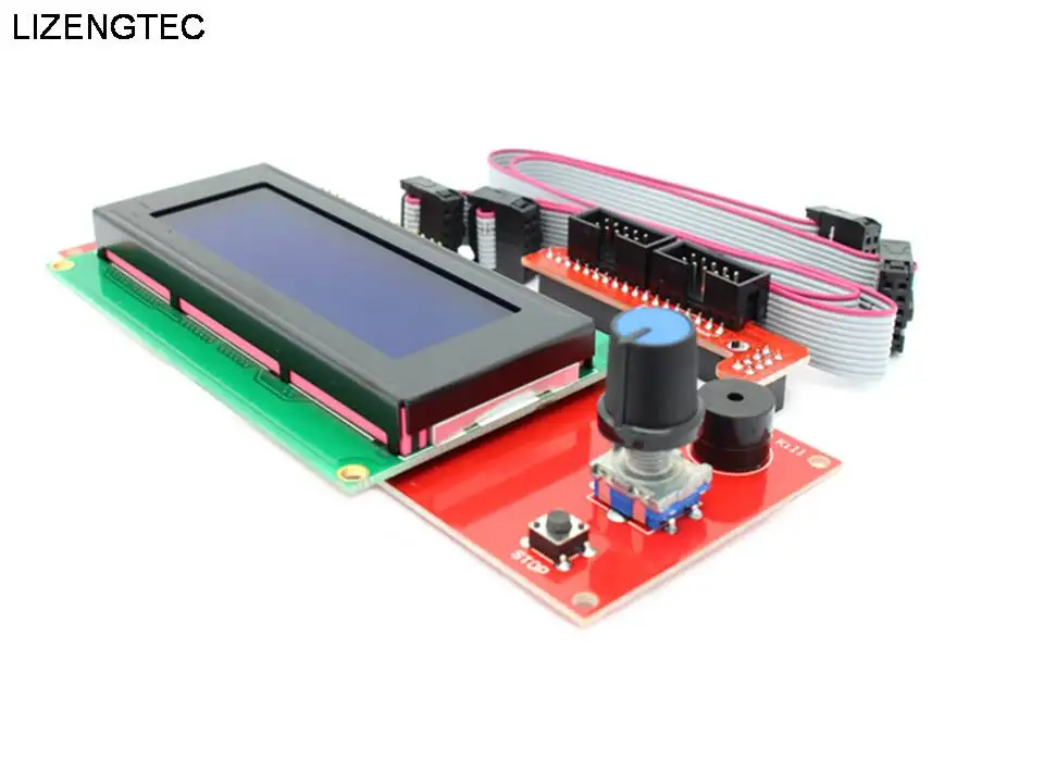LIZENGTEC 2004 LCD ׷ Ʈ ÷ Ʈѷ ,  1.4 RepRap  Prusa arduino,  