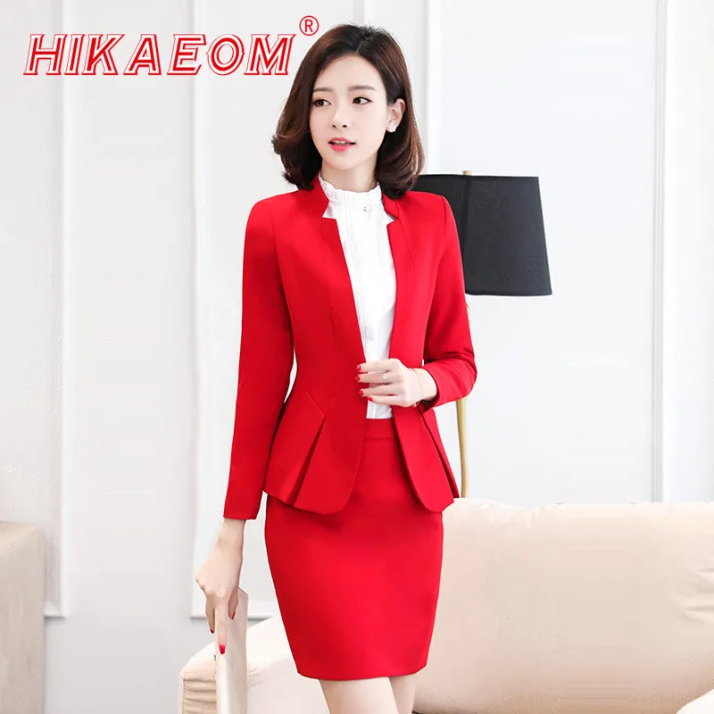 conjunto de blazer e saia