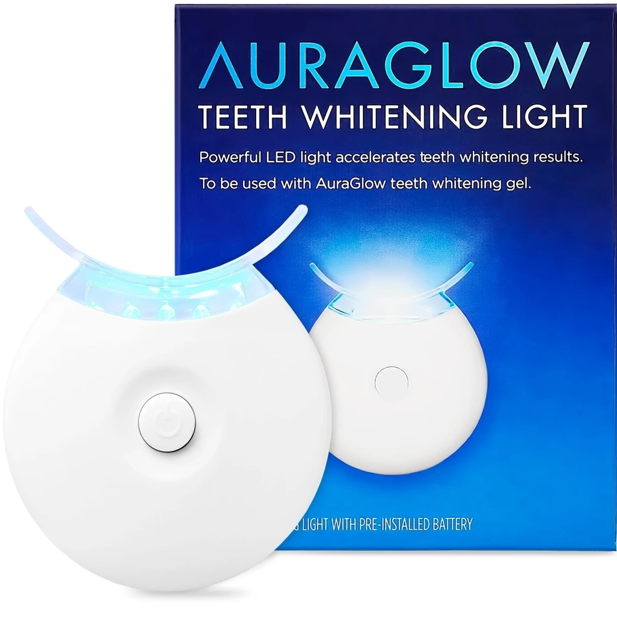 Teeth Whitening Accelerator Light, 5x More Powerful Blue LED Light, Whiten Teeth Faster