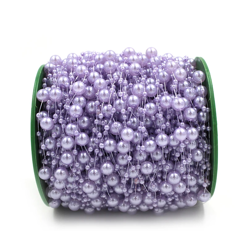 1 Meters 8+3mm Fishing Line Artificial Pearls Beads Chain Garland Flowers DIY Wedding Party Decoration Products Supply 1 Meters 8+3mm Fishing Line Artificial Pearls Beads Chain Garland Flowers DIY Wedding Party Decoration Products Supply