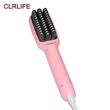 CLRLIFE 2 в 1 анион Утюги отрицательные ионы выпрямитель для волос щетка Электрический утюжок для выпрямления волос быстрый выпрямитель для волос расческа