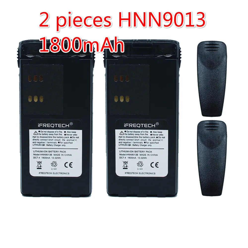 HNN4002 HNN9008 HNN9009 1800 мАч батарея для MOTOROLA радио GP140 GP360 GP640 GP280 HT750 GP320 GP340 PRO7150 GP338 PTX760 MTX850 - Цвет: 2 pieces HNN9013