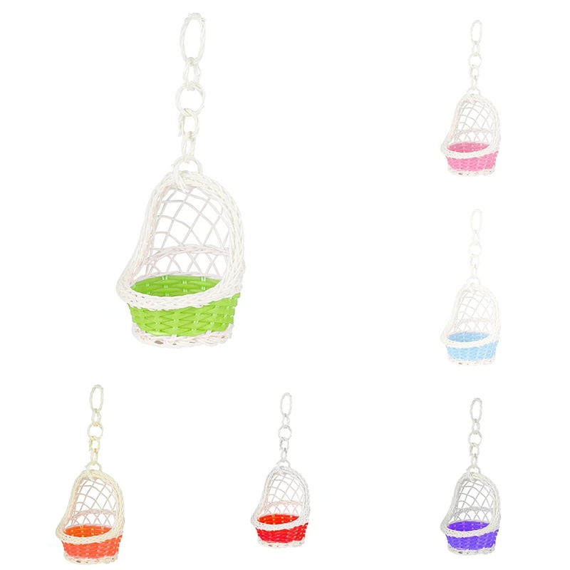6 Color New Creative Bird's Nest Hanging Basket Handmade rattan storage