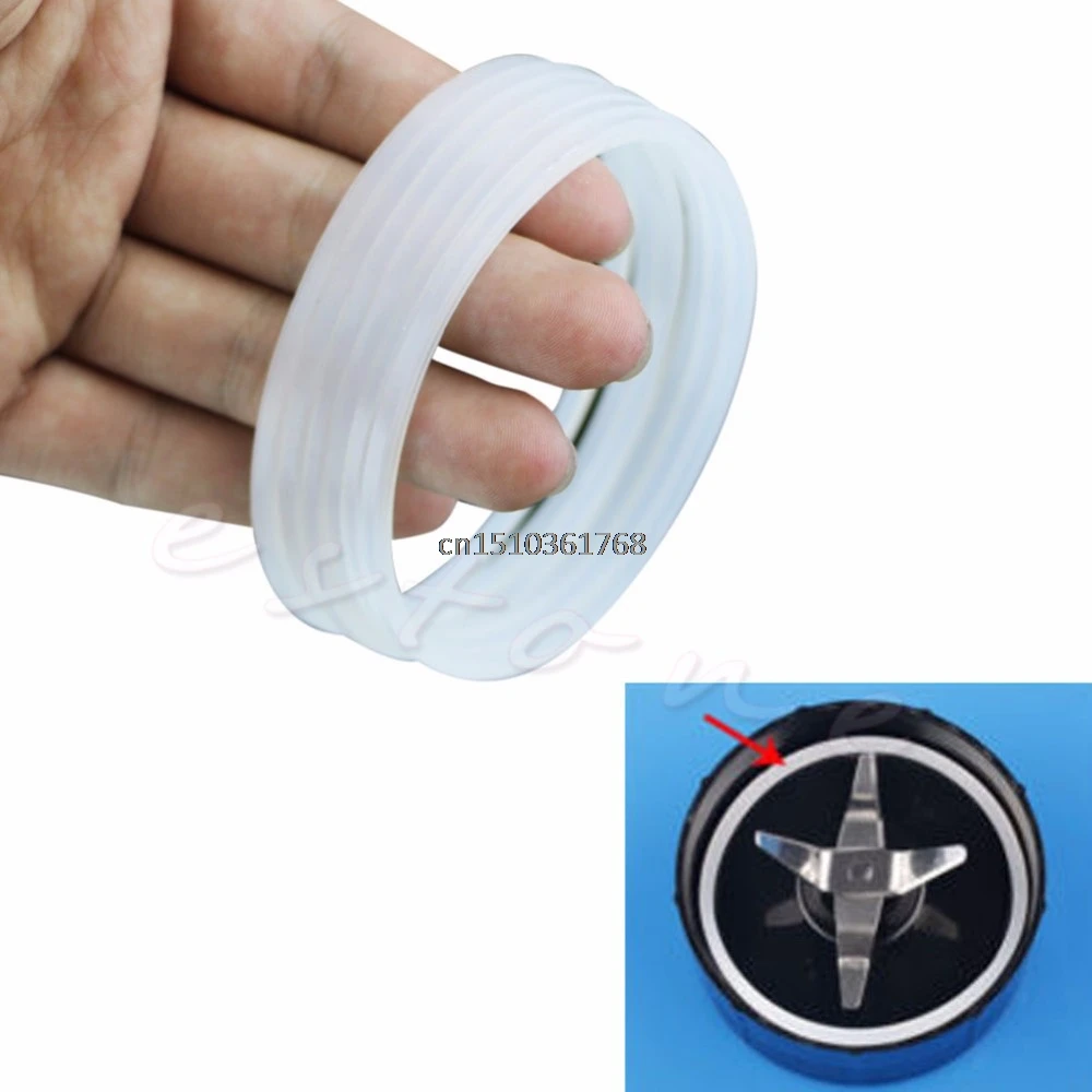4Pcs replacement gaskets rubber seal ring for magic bullet flat cross bladCAH2