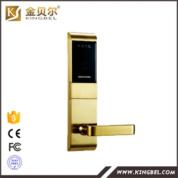 

Top hotel door intelligent keyless smart card lock for sale