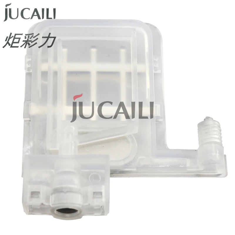Jucaili 16 Peças Transparente Dx5 Grande Amortecedor de Tinta para Epson Dx4 Dx5 Xp600 I3200 Mutoh Galaxy Allwin Xuli Impressora Filtro de Descarregador de Tinta - Imagem 3
