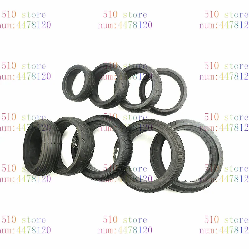 

free shipping 4/4.6/5/5.5/5.5x2/6.0x2/165x45/175x45/8x2.125 rubber solid tire fits Electric Balanced Car Electric Scooter Baby