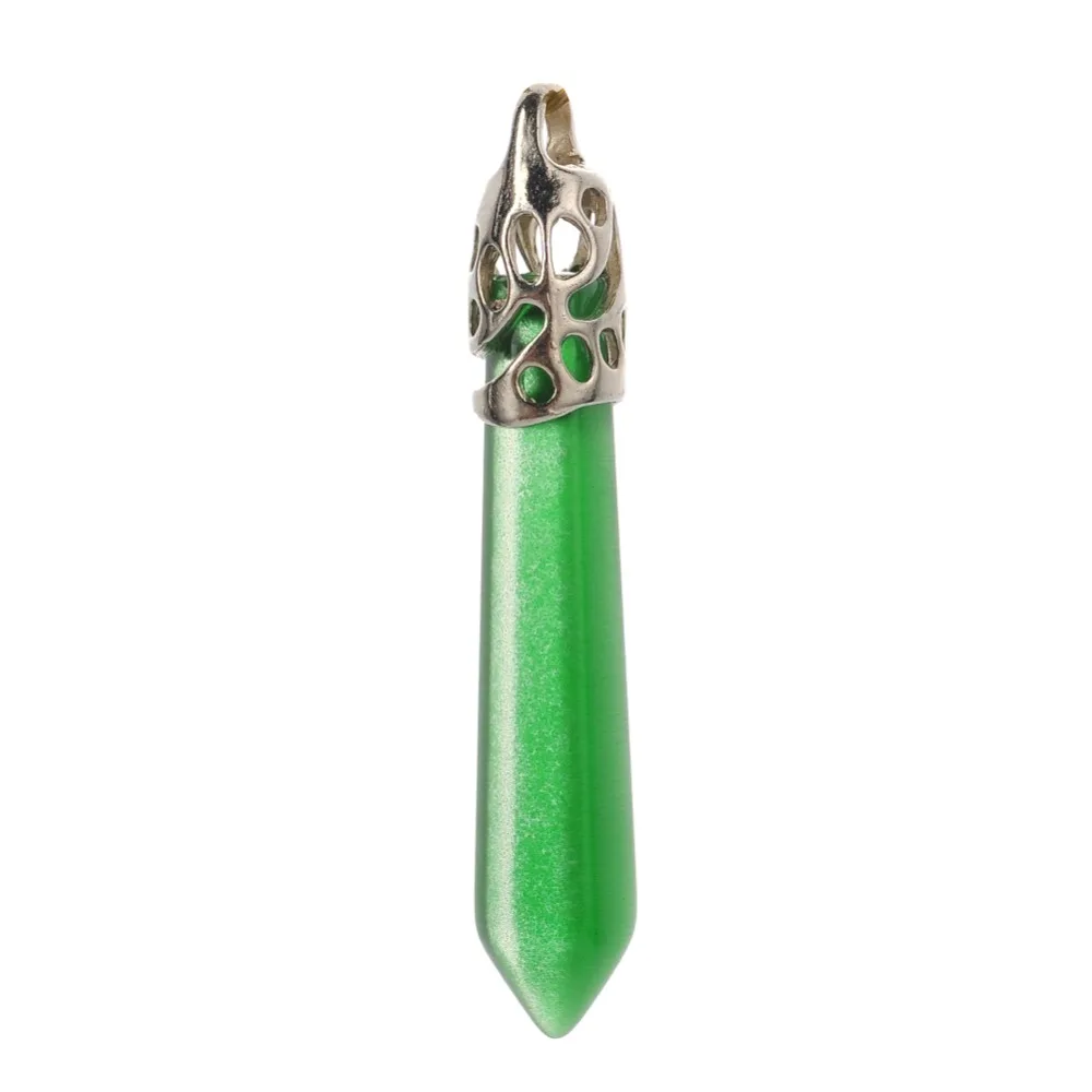 Шестиугольная разноцветная Подвеска из натурального аметиса Лапис Опаловый