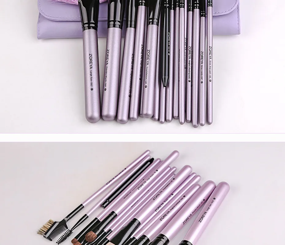 pink makeup brush 18pcs17