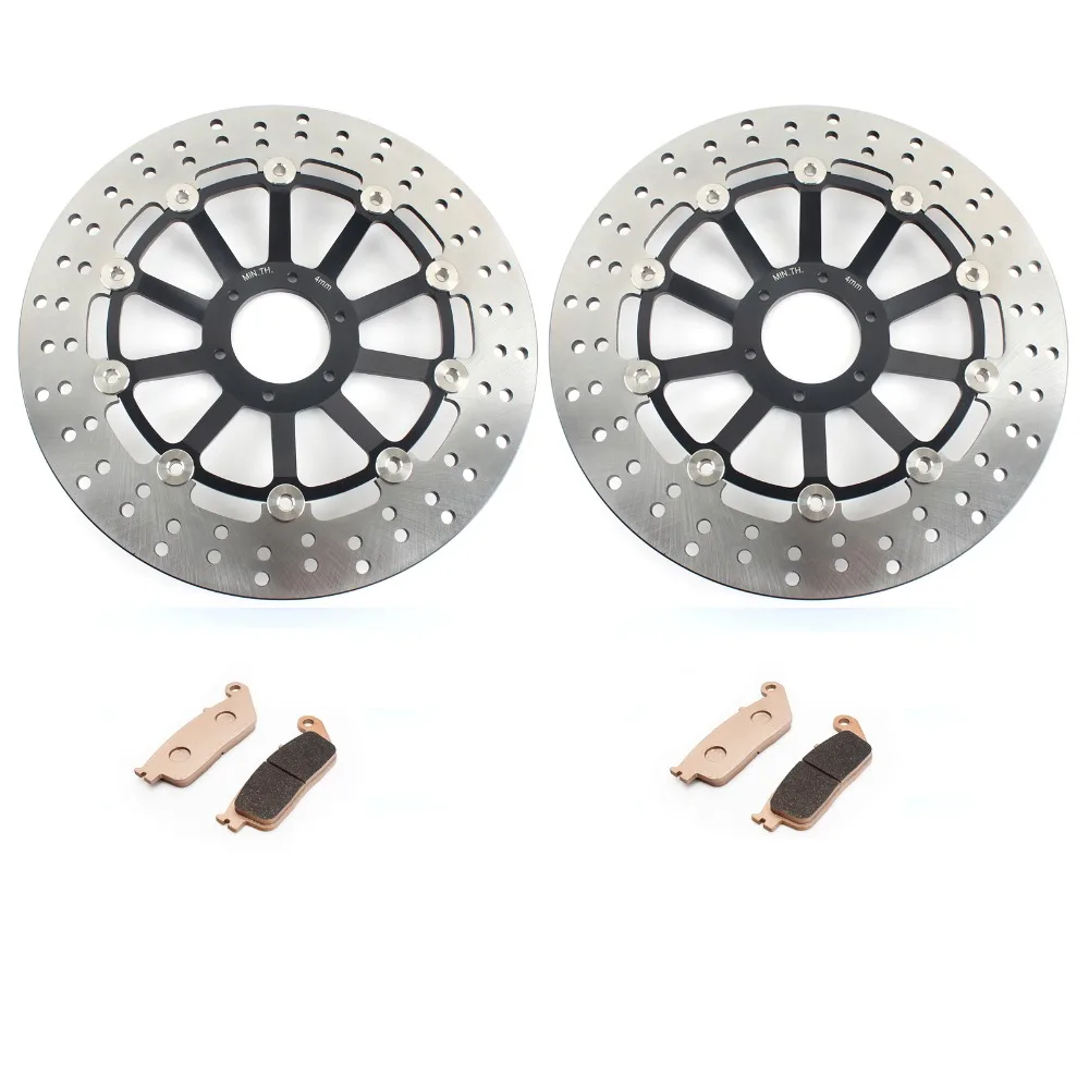 

BIKINGBOY For Honda CB 600 F Hornet 2000-2006 CB 600 Hornet S F2 2000 2001 2002 2003 2004 Front Brake Disks Discs Rotors Pads