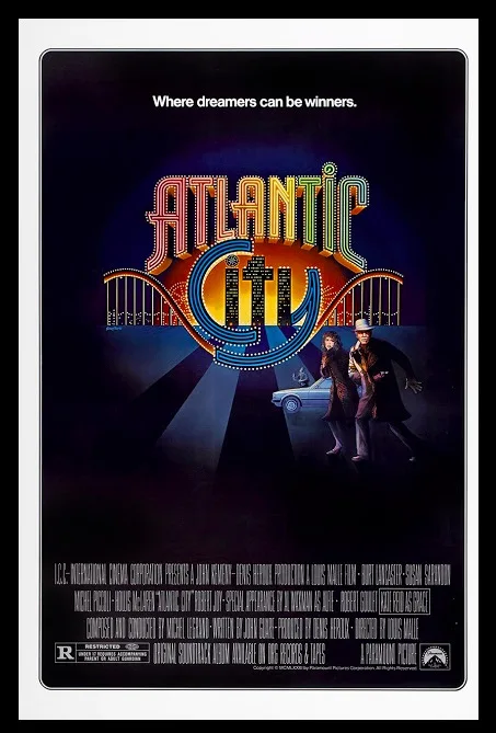 Atlantic City (1980) классика нео-нуар фильм ретро ВИНТАЖНЫЙ ПЛАКАТ холст картины DIY