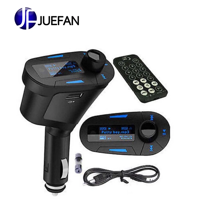 

3Colors Car Kit MP3 Mucsic Player Wireless FM Transmitter Radio Modulator With USB SD MMC+ Remote Control FreeShipping QP0026-30