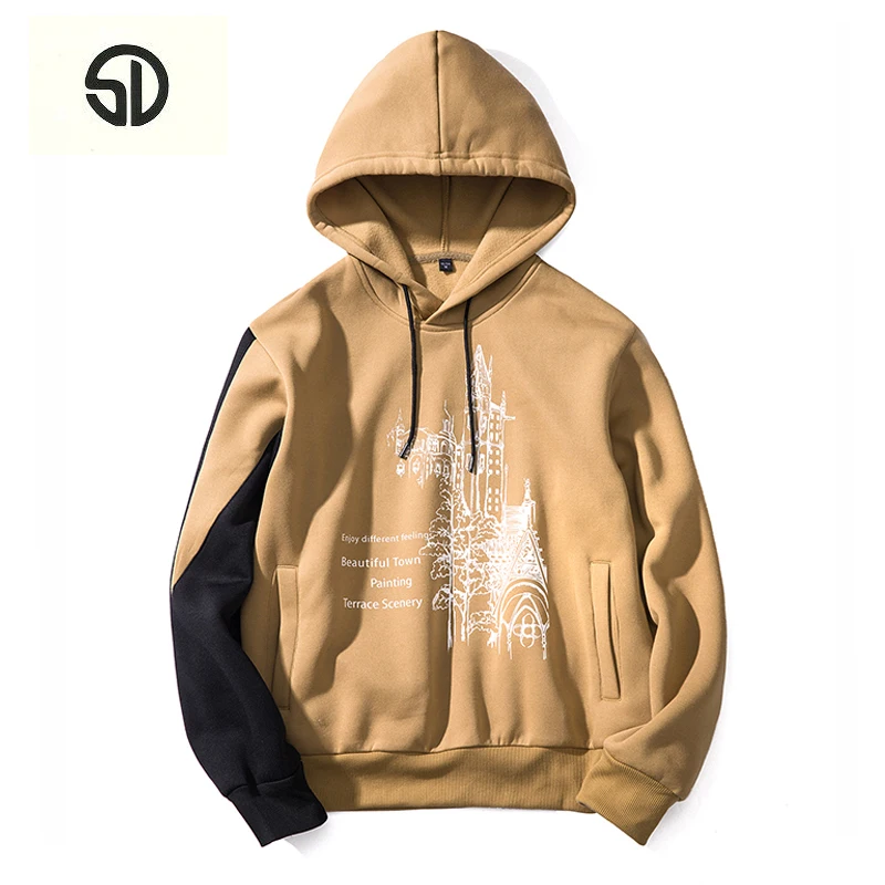 Europe Size Cool Soft Hoodies 2018 New Black Sweatshirts Men Brand Clothing Top Men Hoodie Hip Hop Casual Camouflage Sweatshirt