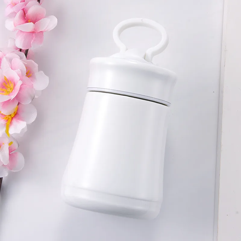 280ML Mini Cute Phone Stand Coffee Vacuum Flasks Thermos Stainless Steel Travel Drink Water Bottle Thermoses Cups and Mugs4