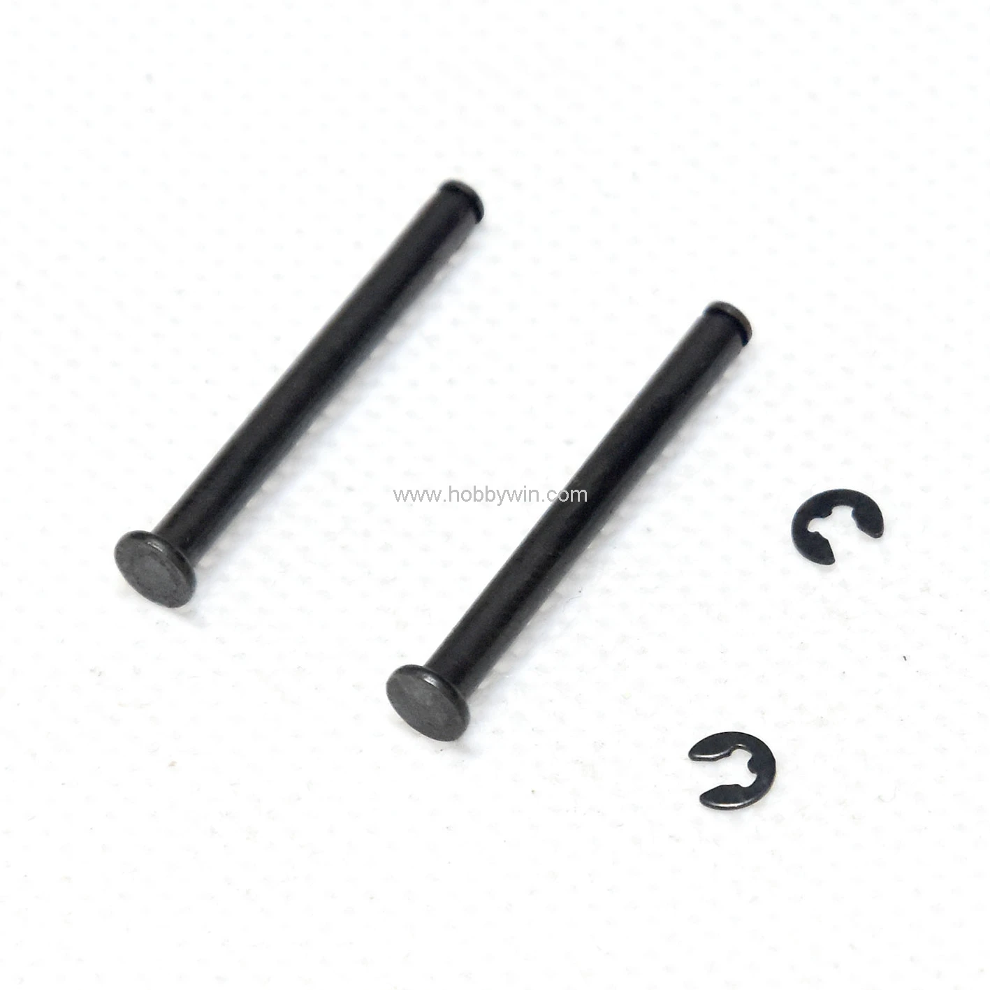 

HBX part 6538-H015 Front Lower Arm Outside Hinge Pin+E-clip (2mm) L =28.3MM 2pcs