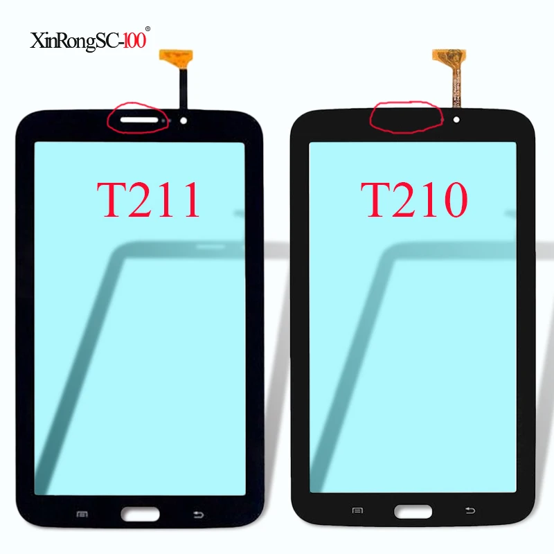 7 дюймов для samsung Galaxy Tab 3 7,0 SM-T210 SM-T211 SM T210 T211 сенсорный экран дигитайзер стеклянная панель сенсор Замена планшета