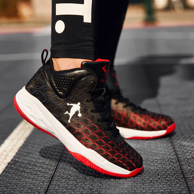 Ceyue 2019 los hombres zapatillas de baloncesto zapatillas Jordan Zapatos altos zapatos de tobillo cojín de aire a prueba de golpes a prueba cesta homme baloncesto Ceyue 2019 los hombres zapatillas de baloncesto zapatillas Jordan Zapatos altos zapatos de tobillo cojín de aire a prueba de golpes a prueba cesta homme baloncesto