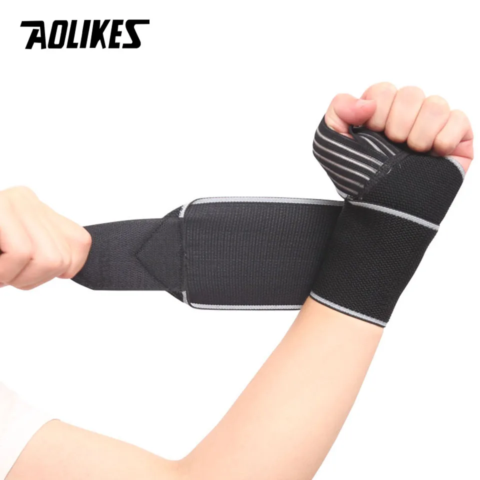 Adjustable Opening Design Weight Lifting Wristband Wrist Support Brace Straps Wraps 1PCS