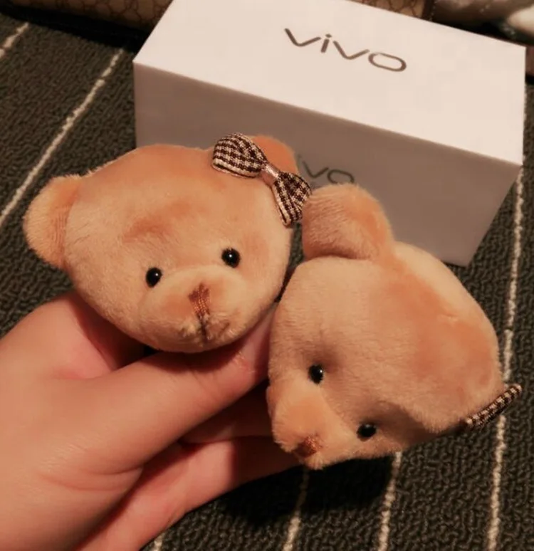 

New 2019 imports act as purchasing agency tire sweet warm east gate is a little bear rabbit wool cap elastic hair bands rope