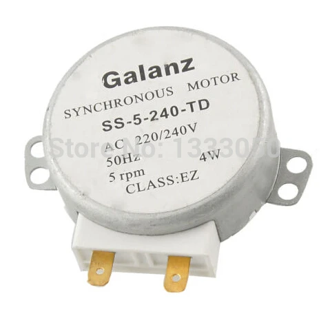 

FREE SHIPPING Microwave Oven Turntable 4W 5RPM 50HZ AC 220-240V Synchronous Motor